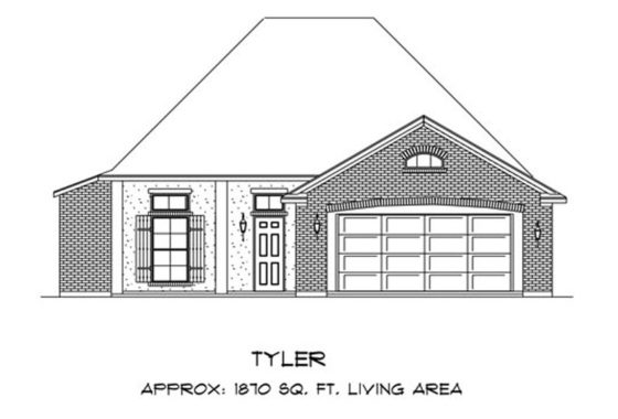 Tyler Elevation - Cormier Homes