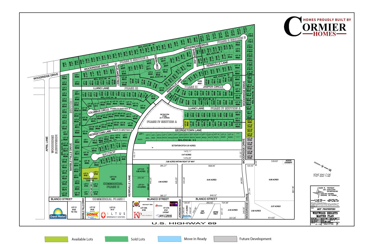 Westwood Heights Cormier Homes